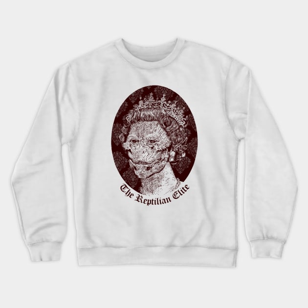 The Reptilian Elite Crewneck Sweatshirt by yoshi_amtha